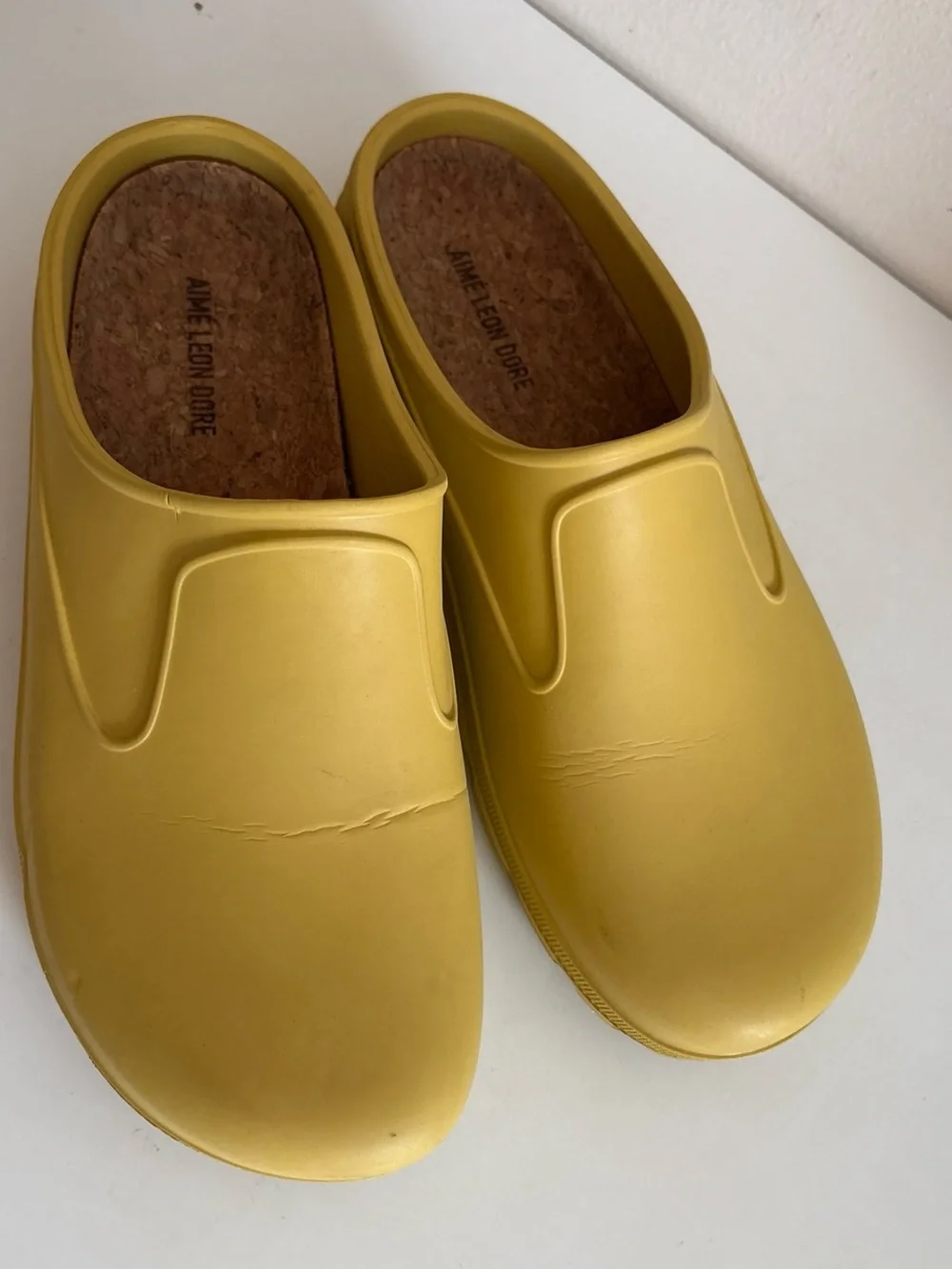 Aime Leon Dore yellow clogs #clogs #comfort Size12/12.5US men